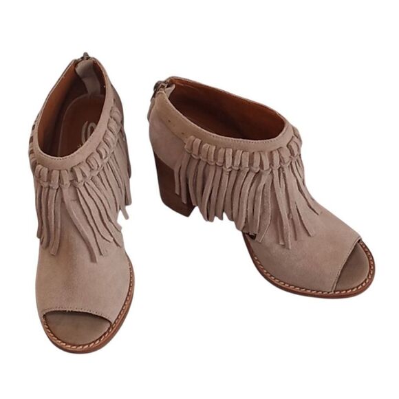 Womens Sbicca Vintage Collection Fringed Heeled Shoes - Picture 1 of 7